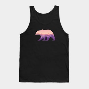 Sunset Bear Tank Top